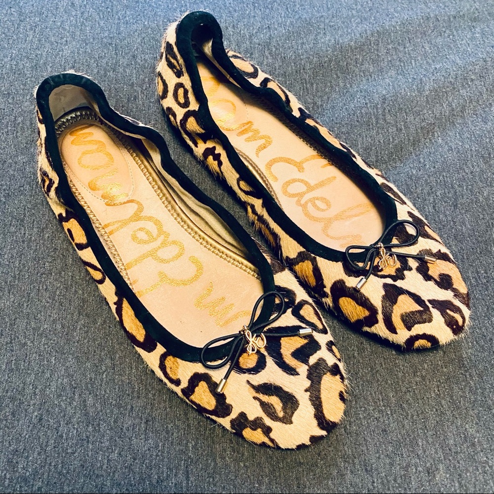 Sam Edelman • Felicia Leopard Calf Hair Flats
